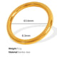 Bracciale in oro medio SZ95 Immagine4